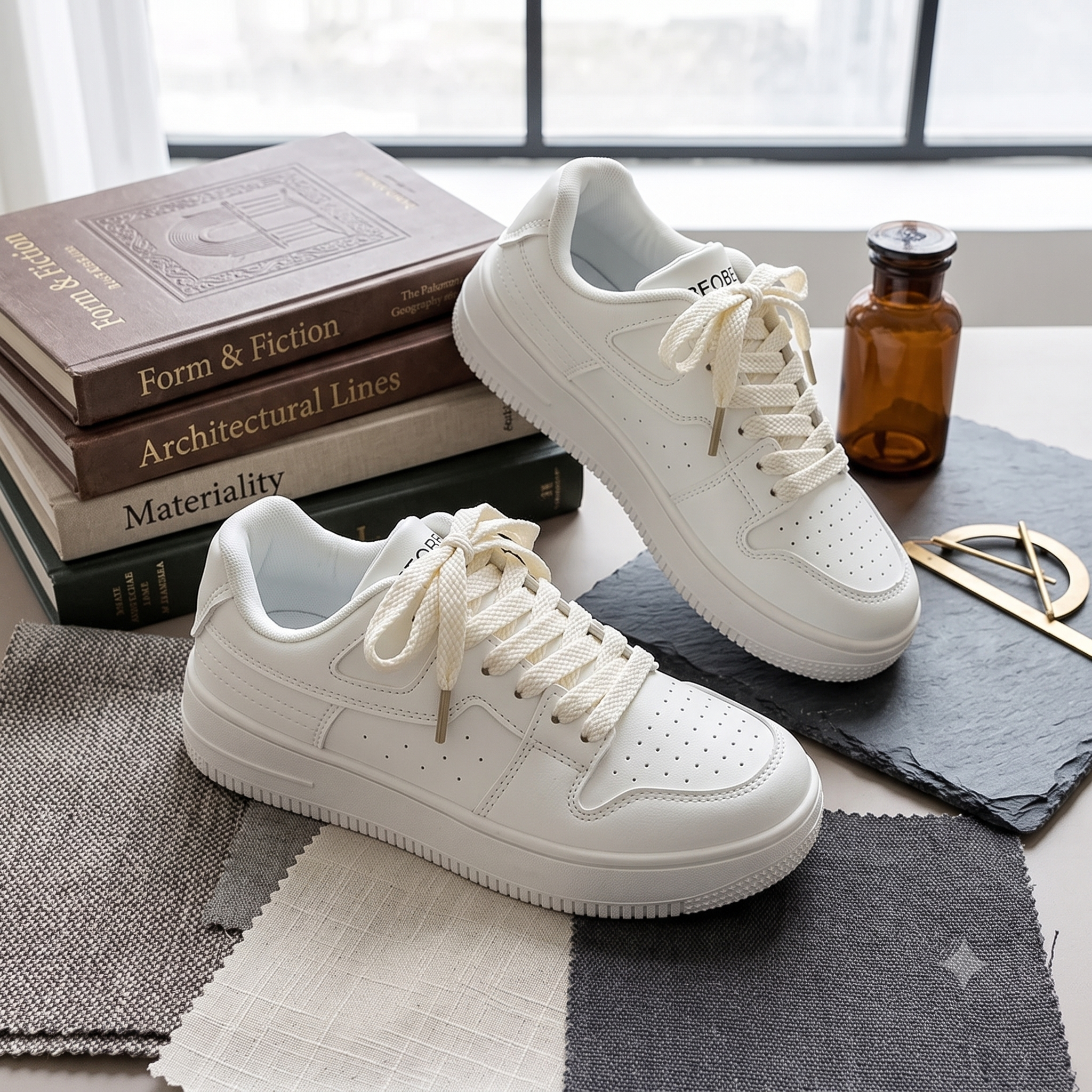 Classic Platform Lace-Up Sneakers