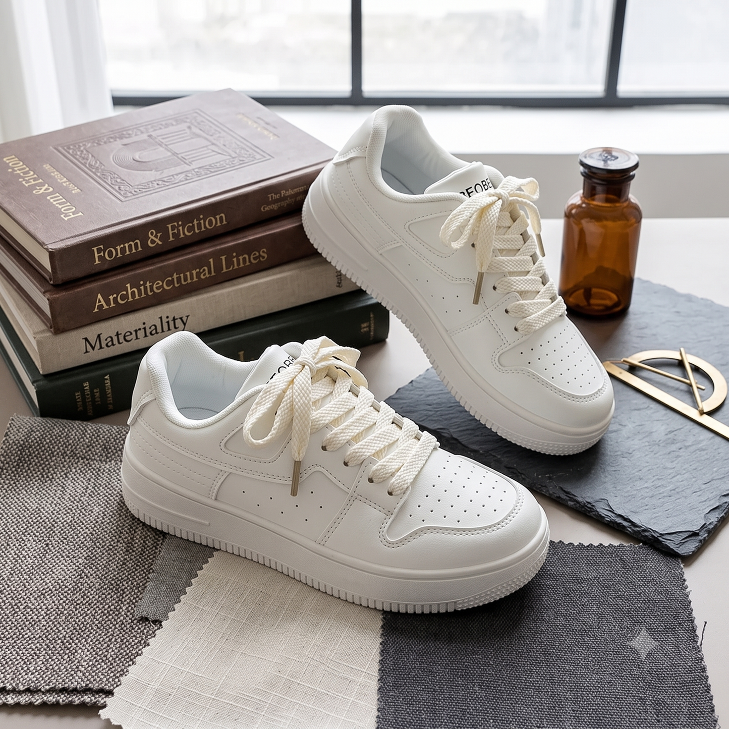 Classic Platform Lace-Up Sneakers