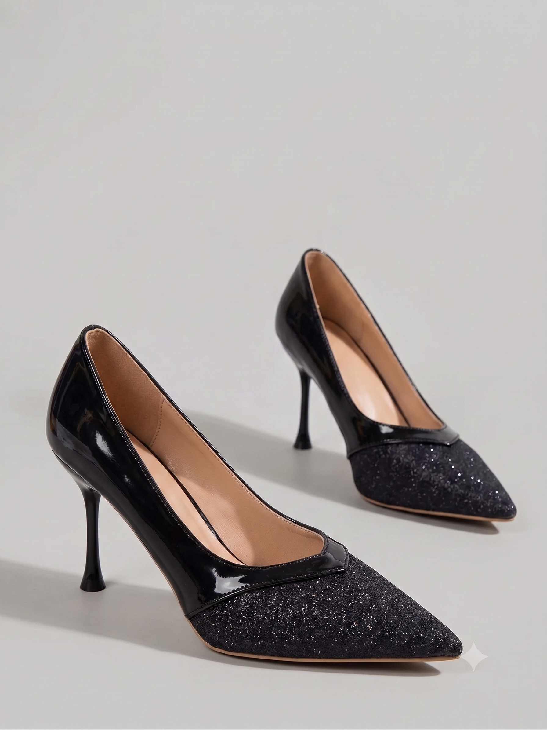 Elegant Pointed Toe Slingback Stiletto Pumps