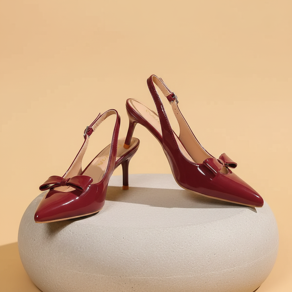 Point Toe Slingback Pumps
