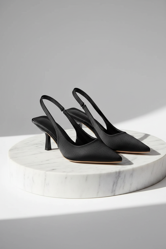 Pointed Toe Slingback Pumps