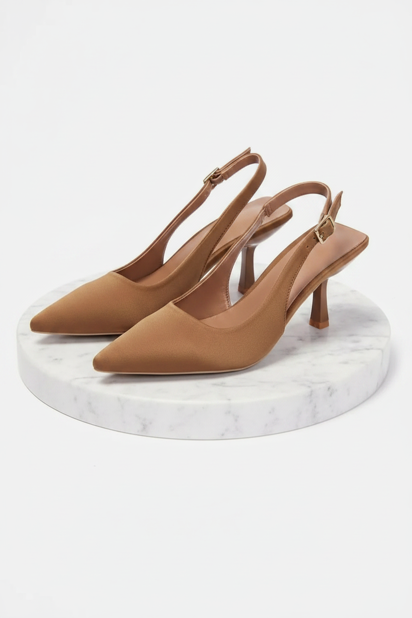 Pointed Toe Slingback Pumps