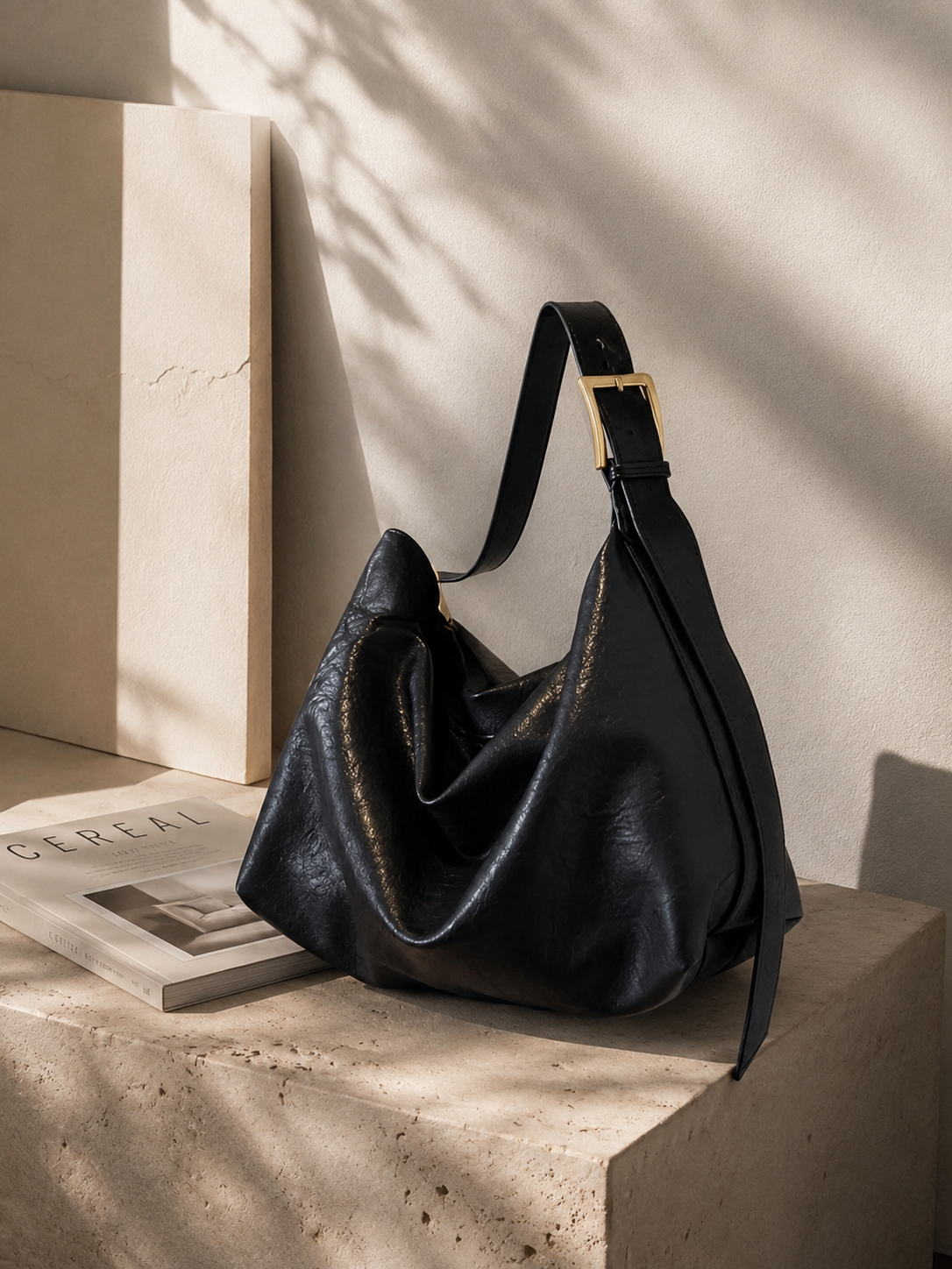 Oversized Soft Hobo Shoulder Bag for Women